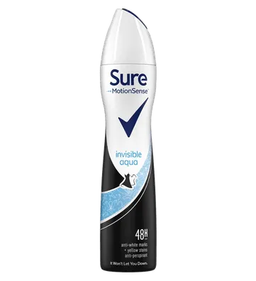 SURE MOTION INVISIBLE AQUA