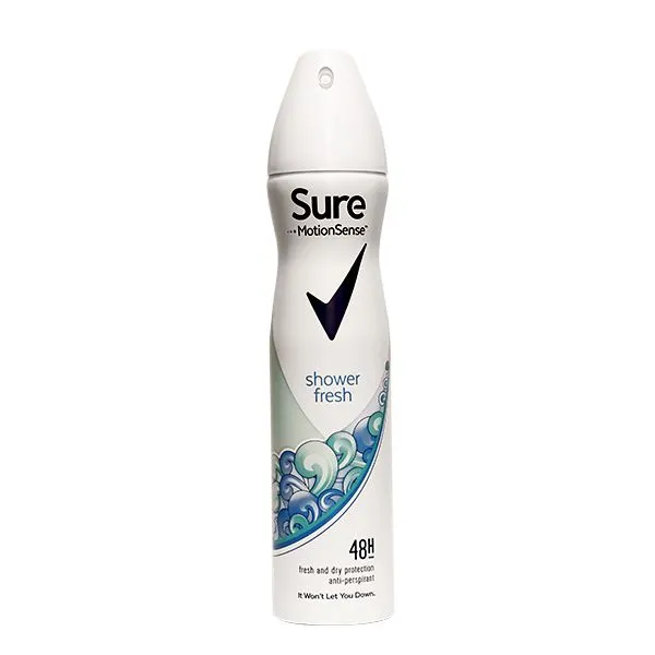 SURE MOTION SHOWER FRESH