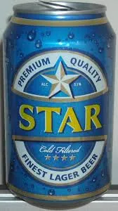 STAR BEER CAN