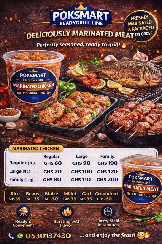 DELICIOUCLY MARINATED MEAT & FISH