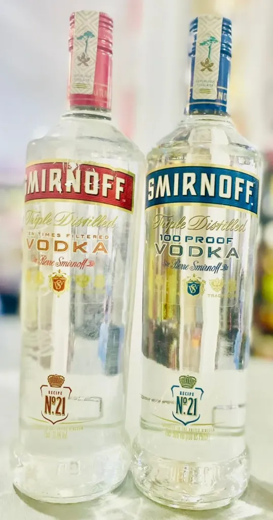SMIRNOFF 100 PROFF VODKA