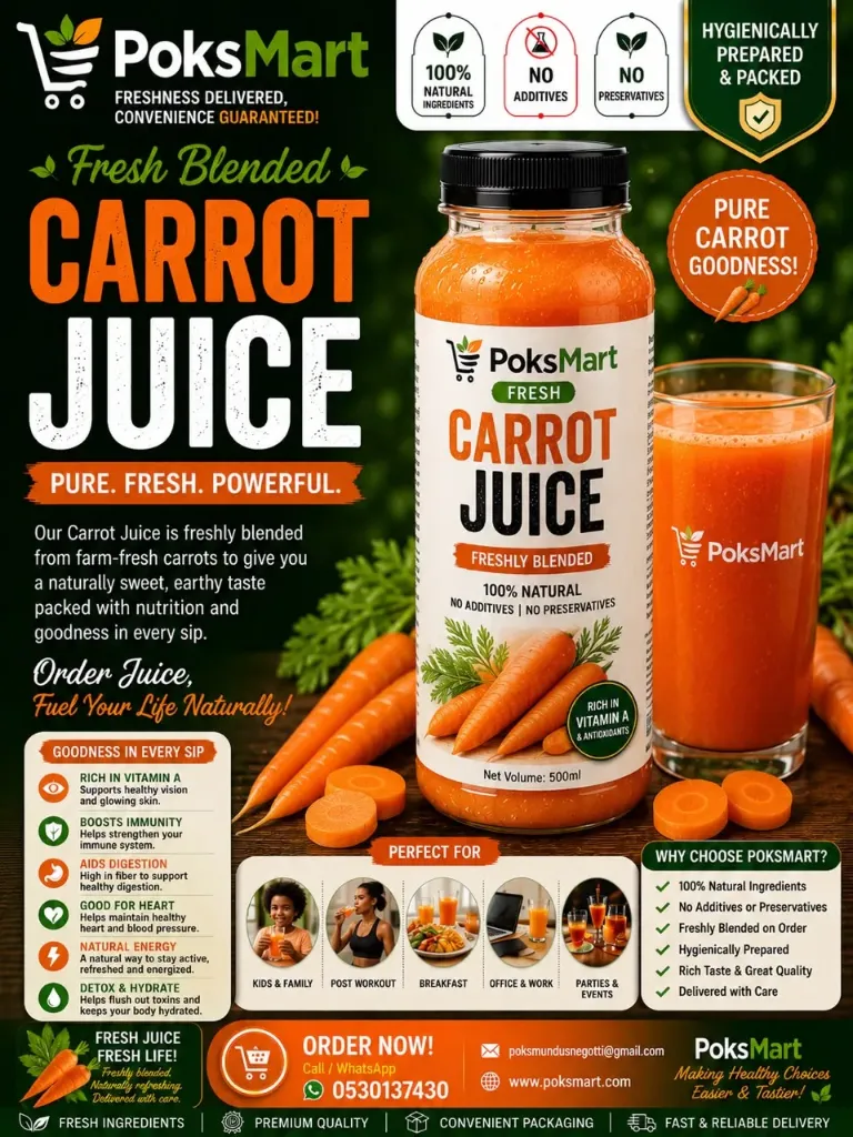 POKSMART CARROT JUICE