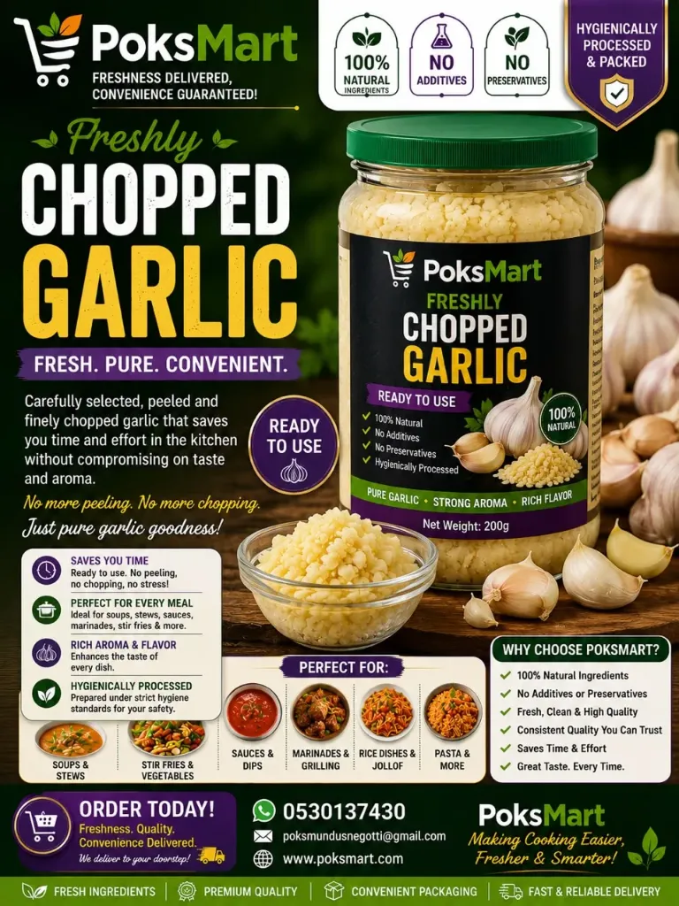 POKSMART CHOPPED GARLIC