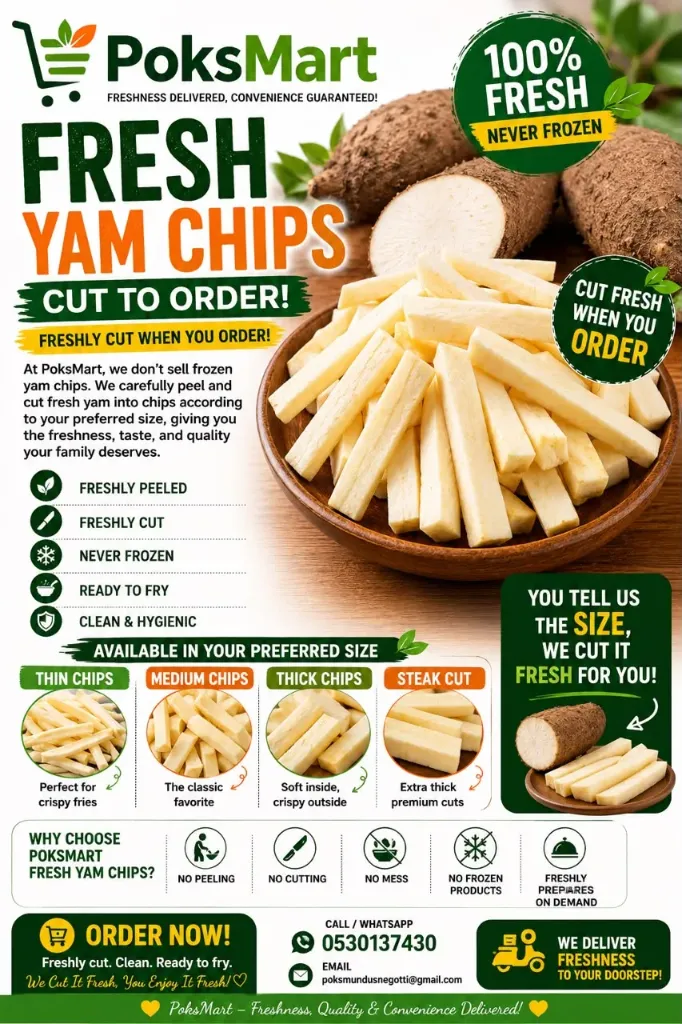 FRESH YAM CHIPS