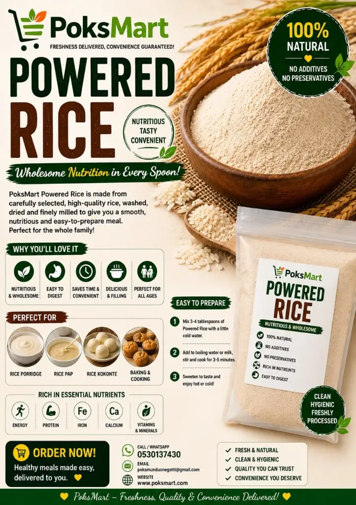 POWERED RICE