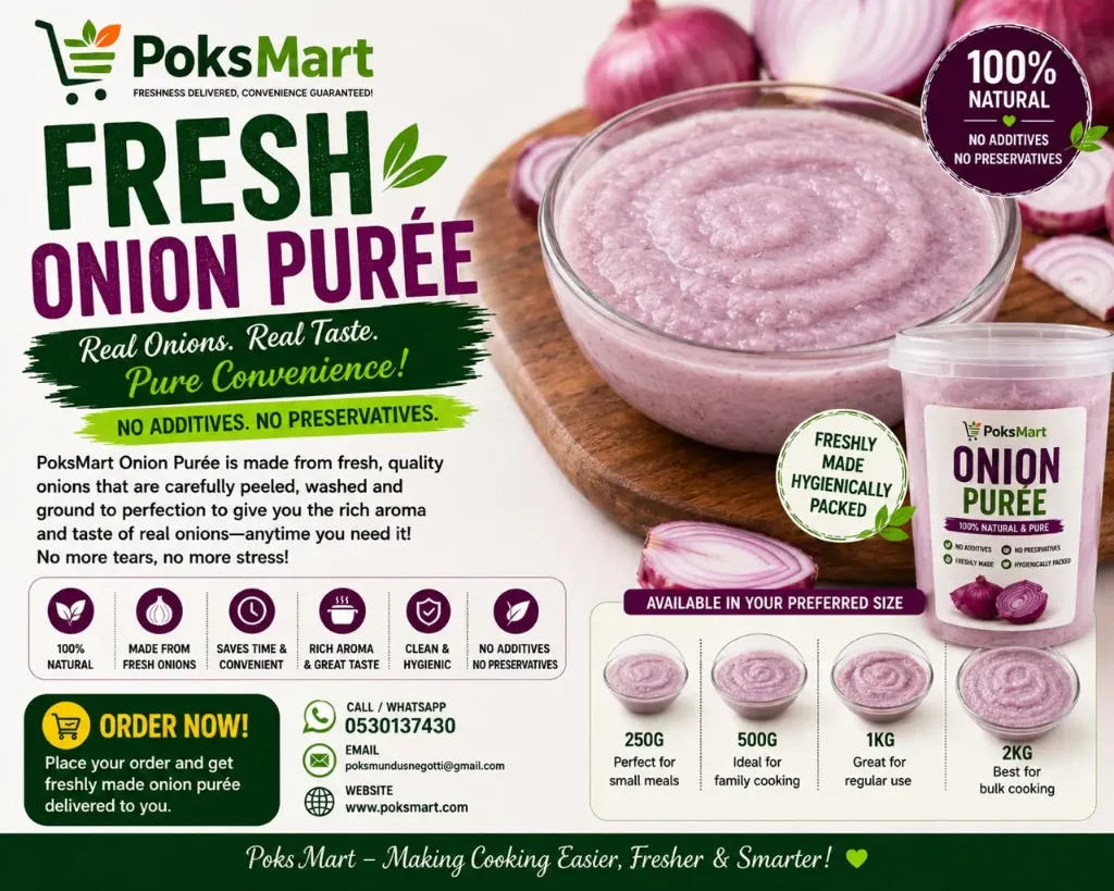 FRESH ONION PUREE