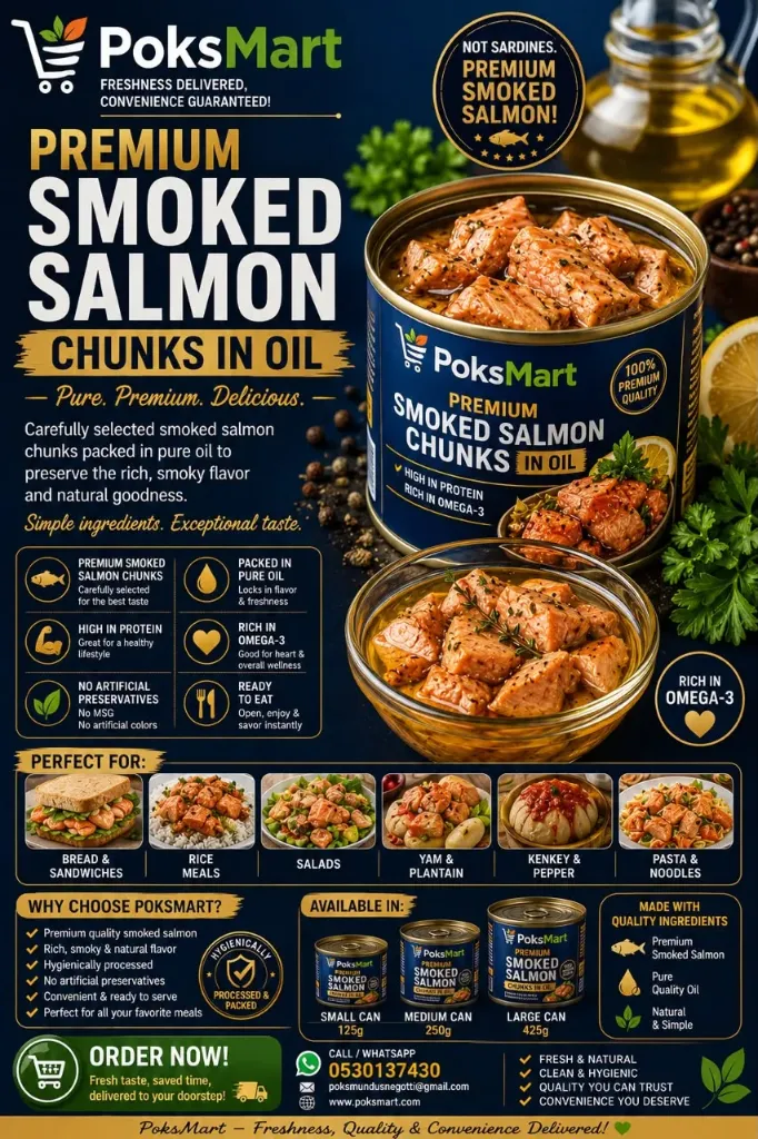 SMOKED SALMON CHUNKS IN OIL