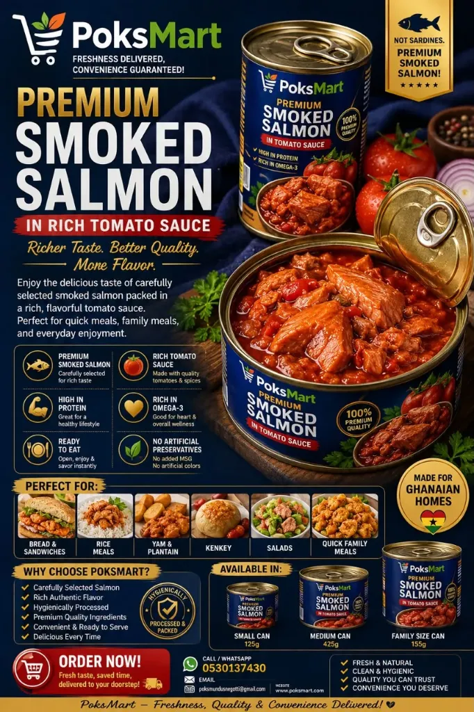 SMOKED SALMON IN RICH TOMATOE SAUCE