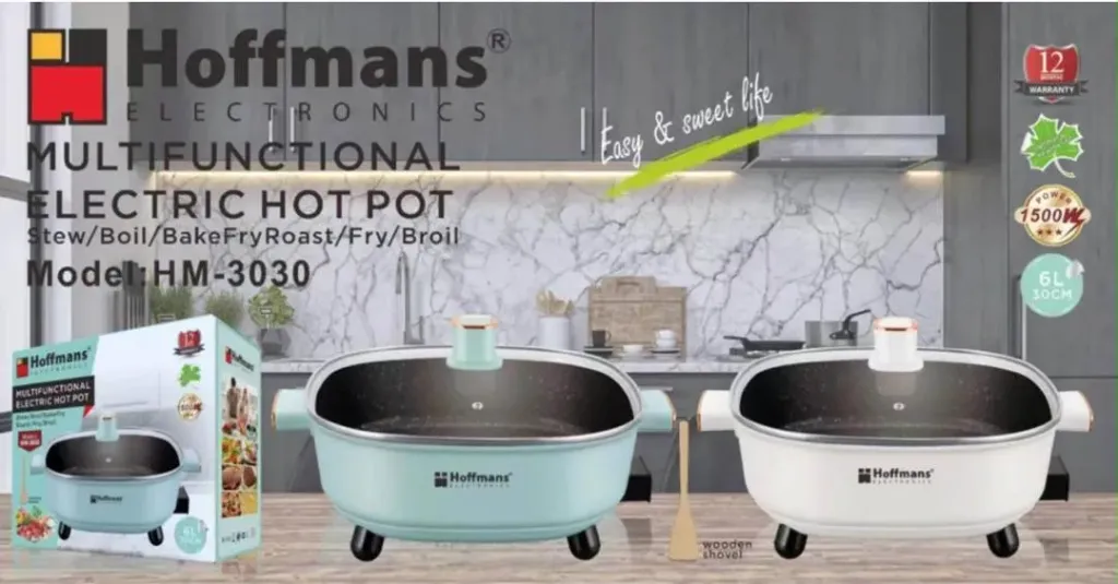 Hoffmans HM-3030 Multifunctional Electric Hot Pot (6L)